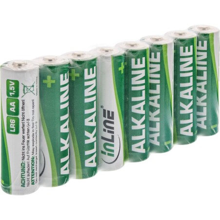 InLine® Alkaline High Energy Batterie, Mignon (AA), 100er Pack