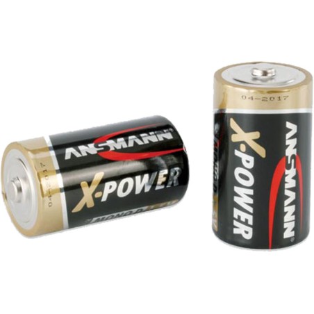 Ansmann Alkaline X-Power Batterie, Mono (D), 2er Pack (5015633)