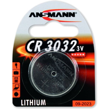 Ansmann Knopfzelle 3V Lithium CR3032, 1er Pack (1516-0013)