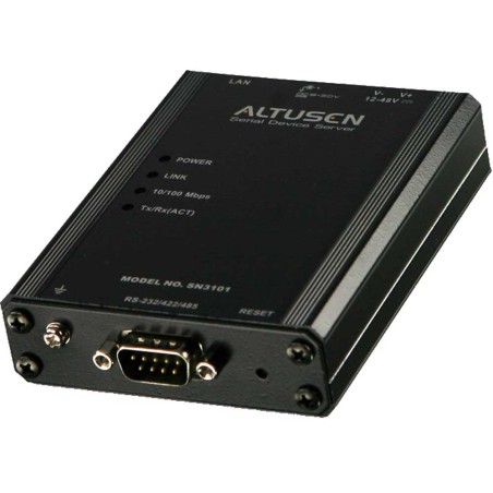 ATEN SN3101 Geräteserver 10/100Mbit/s zu RS232/422/485