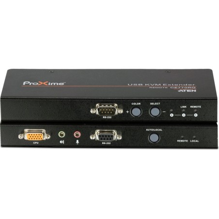 ATEN CE770 Konsolen-Extender, 1 PC auf 2x Konsole, USB, RS232, Audio, max. 300m