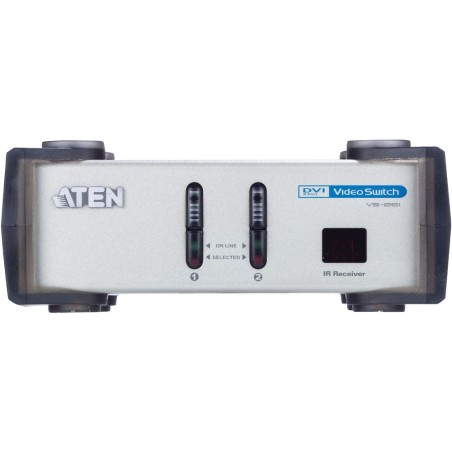 ATEN VS261 Video-Switch, 2-fach DVI-Umschalter, DVI, Audio