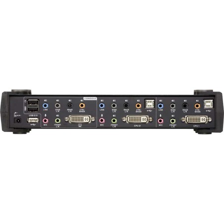 ATEN CS1782A CubiQ KVMP-Switch 2-fach, DVI, USB 2.0, Audio 7.1