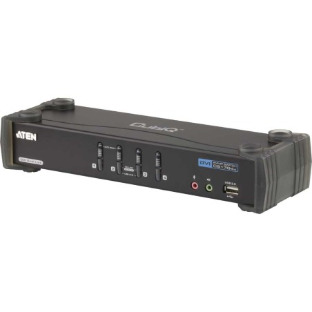 ATEN CS1784A CubiQ KVMP-Switch 4-fach, DVI, USB 2.0, Audio 2.1