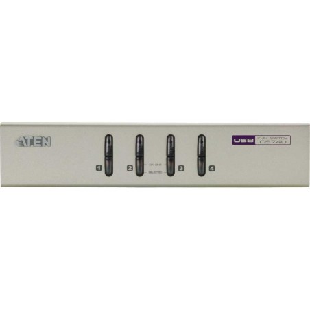 ATEN CS74U KVM-Switch 4-fach, USB, mit Audio