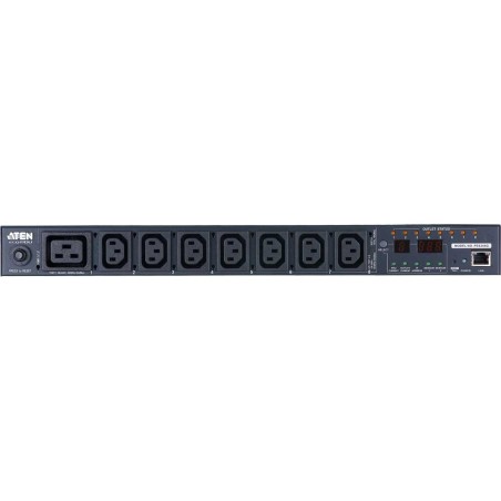 ATEN PE6208G 19"-Stromverteiler eco-PDU, 7 Ausgänge C13 + 1x C19