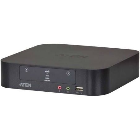 ATEN CS1942 KVMP-Switch 2-fach, Mini DisplayPort, für 2 Displays, USB 2.0, Audio