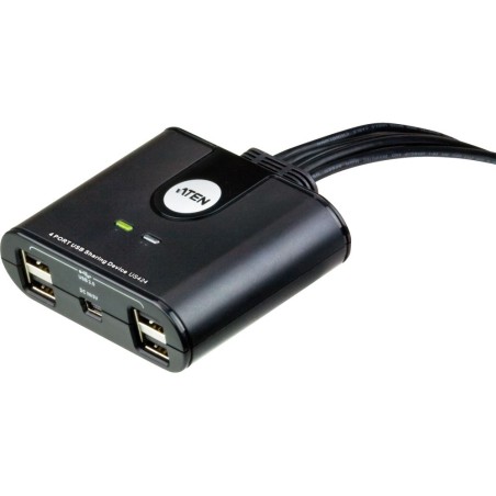 ATEN US424 USB 2.0 Data Switch, 4 USB-Geräte an 4 PC, elektronisch