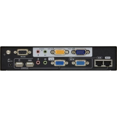 ATEN CE775 Konsolen-Extender, USB, Dual View, RS232, mit Audio, bis 300m