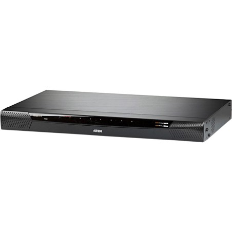 ATEN KN1108v KVM-Over-IP Switch 8-Port, 2 Bussysteme, mit Tonübertragung und virtuellen Datenträgern