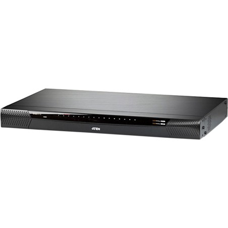 ATEN KN1116v KVM-Over-IP Switch 16-Port, 2 Bussysteme, mit Tonübertragung und virtuellen Datenträgern