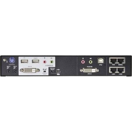 ATEN CN8600 KVM Over IP Steuereinheit, DVI, seriell, virtuelle Datenträger