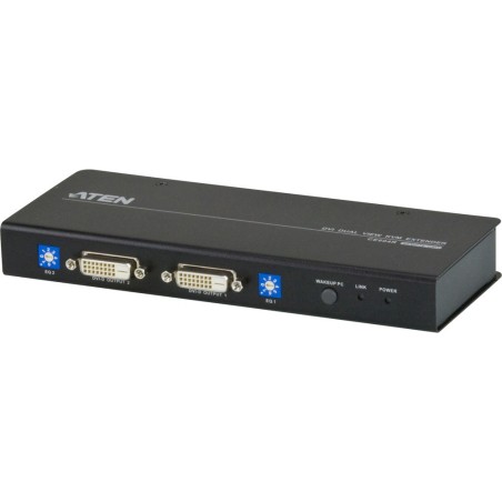 ATEN CE604 Konsolen-Extender, 2x DVI, USB, RS232, mit Audio, max. 60m