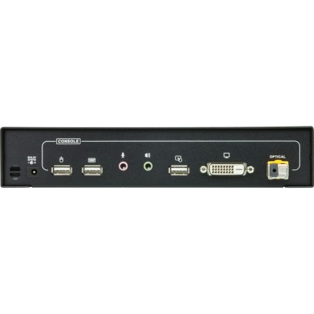 ATEN CE680 Konsolen-Extender, DVI über LWL, USB, RS232, mit Audio, max. 600m via Glasfaser