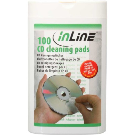 Inline® CD lingettes, 100 pcs. au distributeur