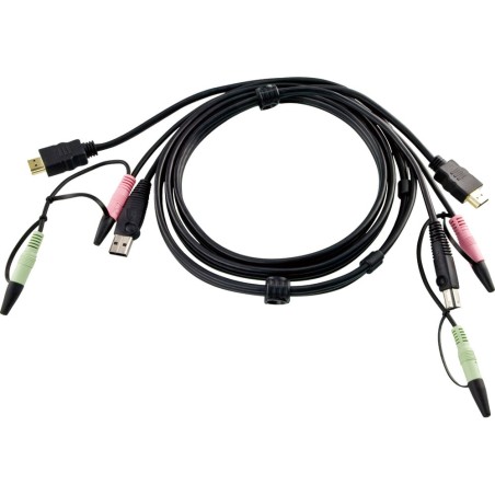 ATEN 2L-7D02UH KVM Kabelsatz, HDMI, USB, Audio, Länge 1,8m