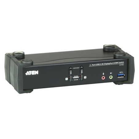 ATEN CS1922 KVMP-Switch 2-fach, DisplayPort, USB 3.0, für 2 Displays, 4K