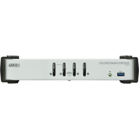 ATEN CS1914 KVMP-Switch 4-fach, DisplayPort, USB 3.0, für 4 Displays, UHD