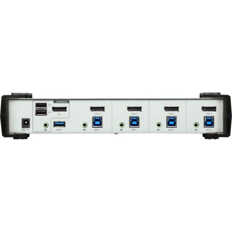 ATEN CS1914 KVMP-Switch 4-fach, DisplayPort, USB 3.0, für 4 Displays, UHD