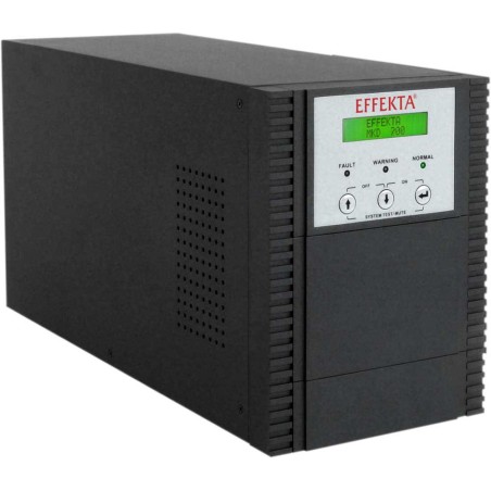 EFFEKTA USV MKD XL 700 VA, Online-Dauerwandler, 40 min., Tower, schwarz