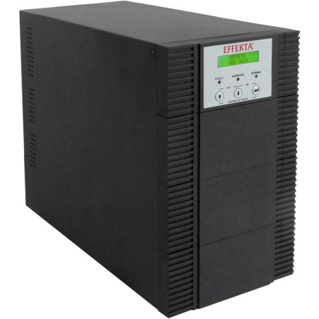 EFFEKTA USV MKD 3000 VA, Online-Dauerwandler, 6 min., Tower, schwarz