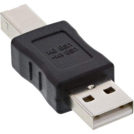 Adaptateur USB 2.0, InLine®, prise A sur prise B