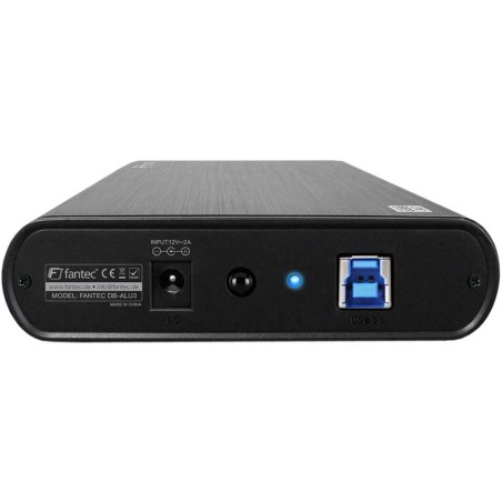 Gehäuse 3,5", USB 3.0, Fantec DB-ALU3 schwarz, für SATA-HDD