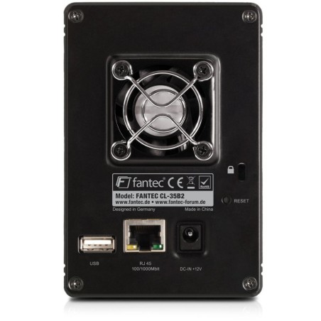 Cloud NAS Multimediaserver, Fantec CL-35B2, Gbit USB 2.0, ohne HDD