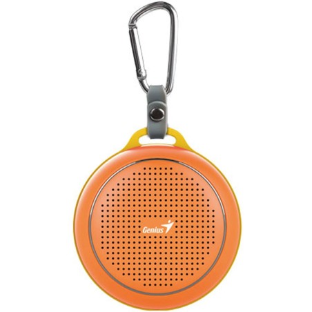 GENIUS SP-906 BT orange, mobile Bluetooth 4.1 Lautsprecher und Freisprecheinrichtung, 3 Watt Total RMS