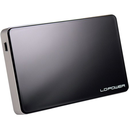 LC-Power Gehäuse, LC-25U3B-Elektra, 6,35cm (2,5"), USB 3.0, für SATA HDD & SSD, schwarz