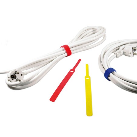 Label-The-Cable Basic, LTC 1130, 10er Set mix (gelb, blau, rot)