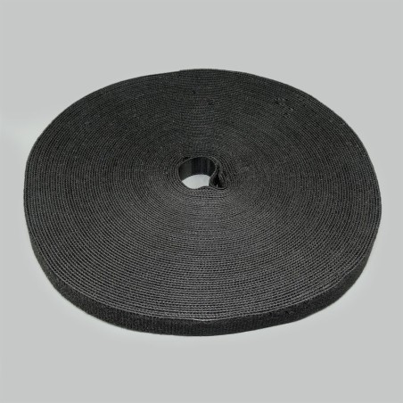 Label-The-Cable Roll, LTC PRO 1210, doppelseitige Klettbandrolle, 25 Meter schwarz