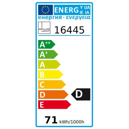 Müller-Licht Halogen-Glaslampe Birnenform 77W 230V E27 1320lm 2900K warmweiß dimmbar