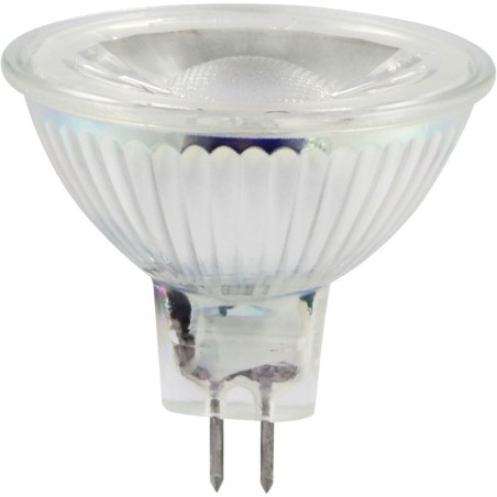 Müller-Licht LED-Glaslampe im Retrofit-Design, matt, Reflektorform, 5W 12V GU5.3 300 lm 25° 3.000K