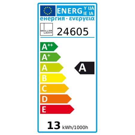 Müller-Licht HD-LED-Serie, Birnenform 12,5W 230V E27 810lm 200° 2700K, Ra à90, dimmbar, warmweiß