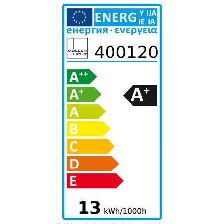 Müller-Licht HD-LED-Serie, Birnenform E27 13W 230V 1055lm 200° 2700K, Ra à90, dimmbar, warmweiß