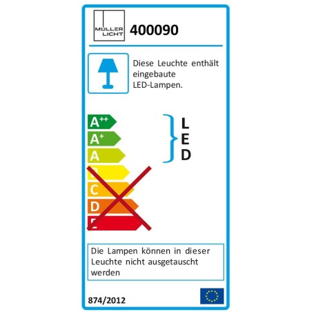 Müller-Licht LED-Strip 20W 230V 1100lm 3500K warmweiß, 5m Länge