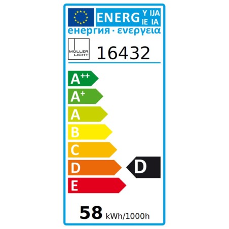 Müller-Licht Halogen-Glaslampe Birnenform 57W 230V E27 915lm 2900K warmweiß dimmbar