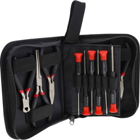 Kit pinces de précision et tournevis, 19 pcs.