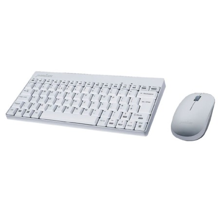 Kabelloses Mini Tastatur- und Maus Set, Perixx PERIDUO-712 DE W, weiß