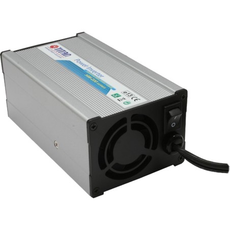 Universal KFZ-Netzteil 12/24V auf 230V, Titan TP-200E5, mit USB, 200W