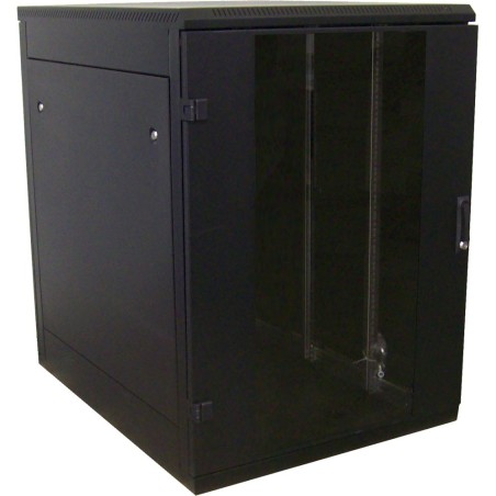 19" Netzwerkschrank 22HE, Triton RMA-22-A81-BAX-A1, 800x1000, Glastür, schwarz