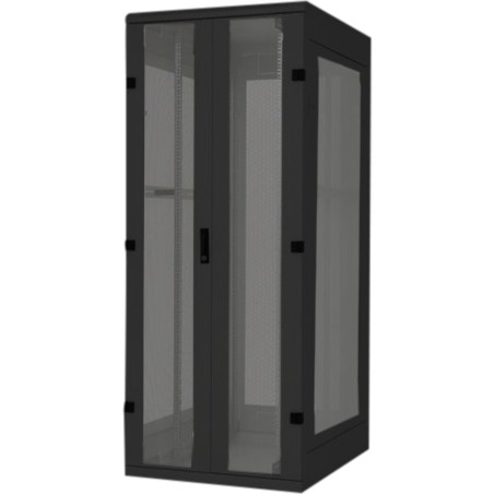 19" Zweiflügeltür-Netzwerkschrank 42HE, Triton RDA-42-G82-BDX-A3-GDA, 800x1200, perf. Tragkraft: 1500kg, tiefschwarz