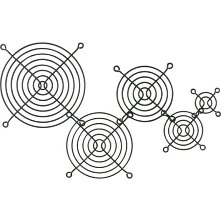 Grille métal pour ventilateur InLine®
