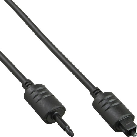 OPTO Câble audio, InLine®, 3,5mm prise à Toslink prise, 2m