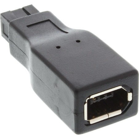 Adaptateur FireWire, InLine®, prise femelle à 6 broches/prise à 9 broches