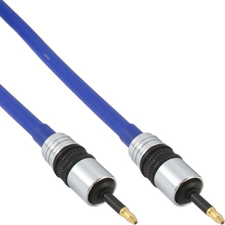 OPTO Câble audio, InLine®, PREMIUM, 3,5mm mâle/mâle, 5m