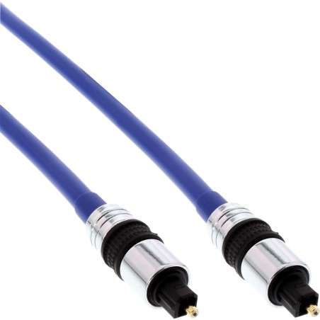 OPTO Câble audio, InLine®, PREMIUM, Toslink mâle/mâle, 1m