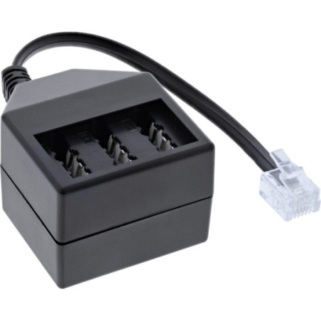 Adaptateur câble TAE RJ11 (6P4C) prise sur TAE NFN prise femelle